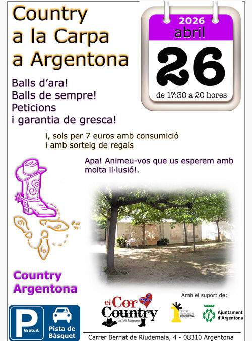 Country a la Carpa d’Argentona – 26 d’abril del 2026