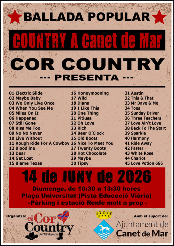 14-6-2026 – Ballada Cor Country a Canet de Mar