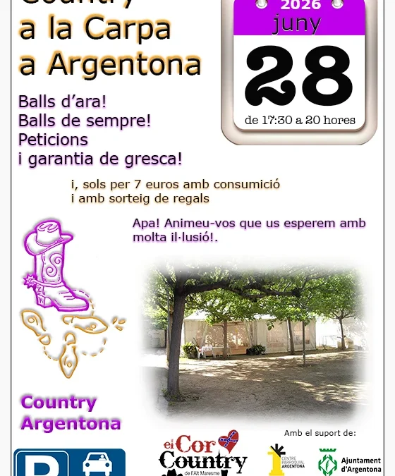 Country a la Carpa d’Argentona – 28 de juny del 2026